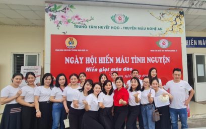 Công Đoàn Trường THPT DTNT Tỉnh Nghệ An tham gia ngày hội hiến máu tình nguyện 2023